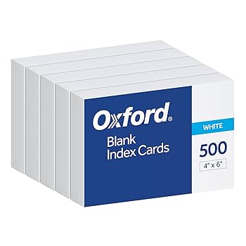 SIN JIページ Amazon.com : Oxford Neon Index Cards, 4
